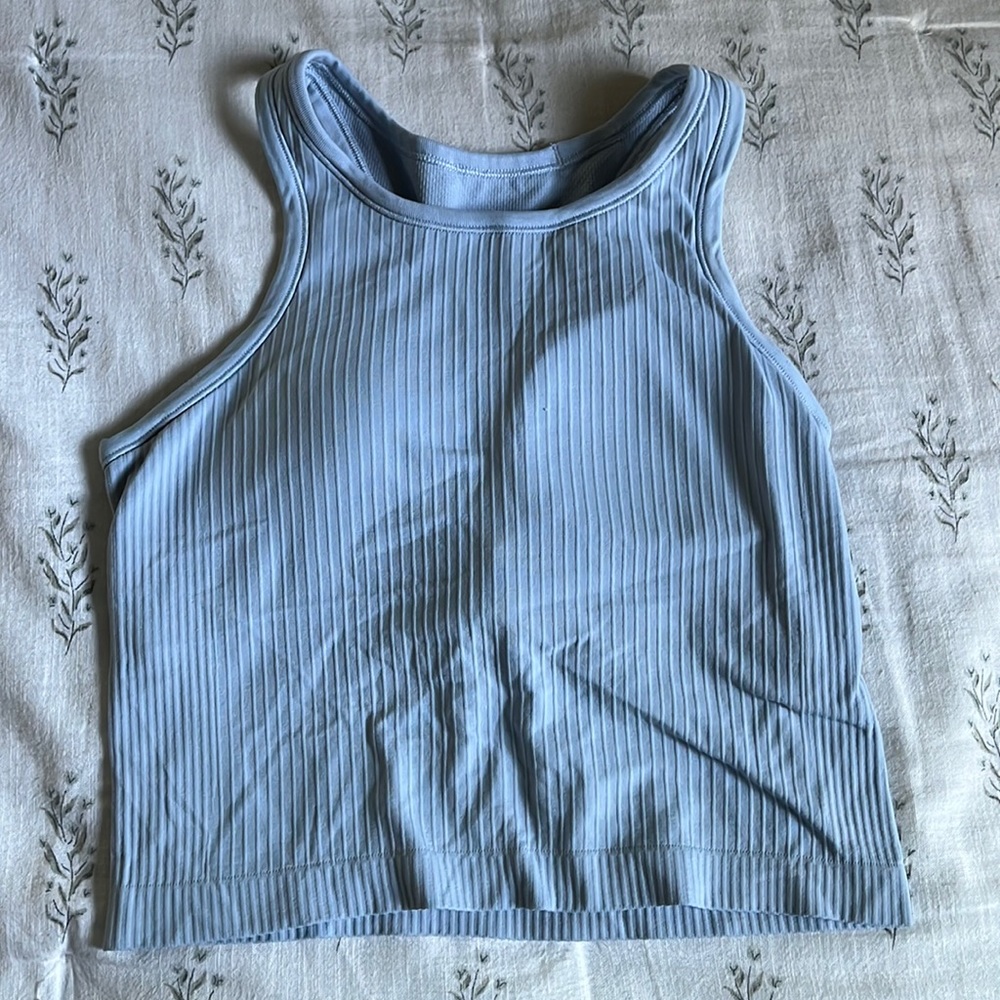 Lululemon Ebb to Street cropped racer back tank